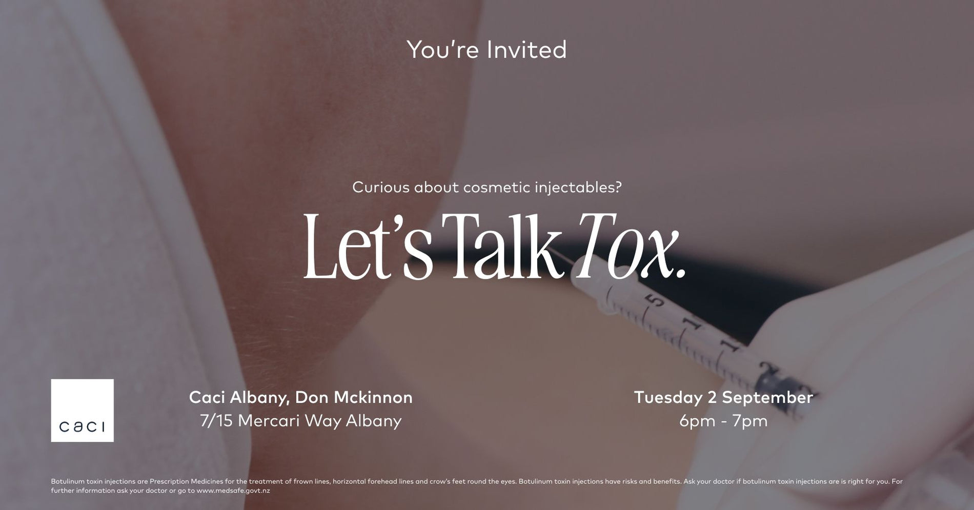 Let's Talk Tox at Caci Albany