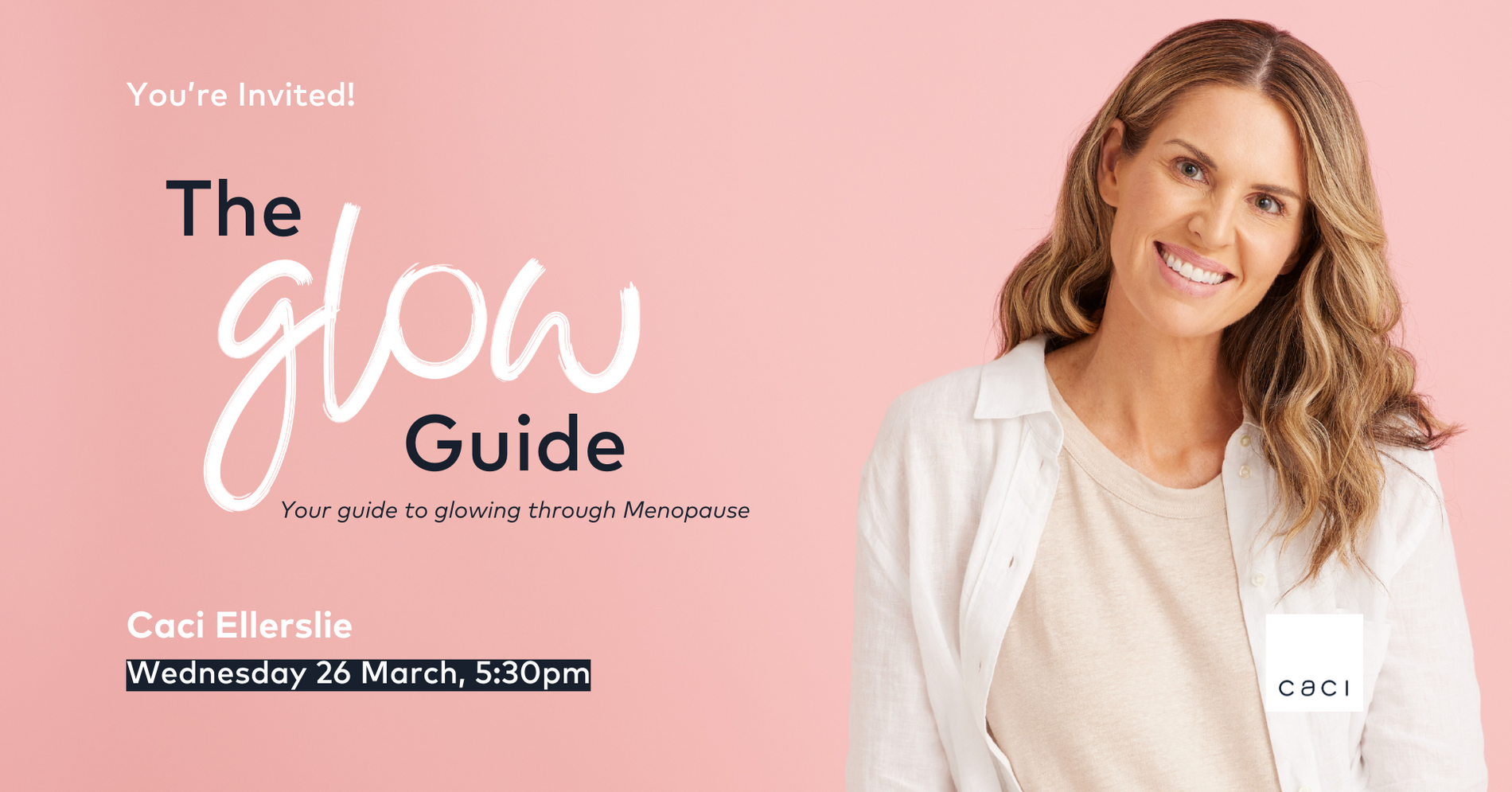 You're Invited! The Glow Guide: Navigating Menopause & Your Skin Health