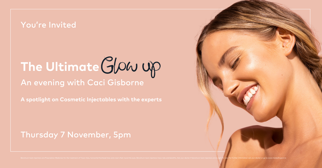 The Ultimate Glow Up: An evening with Caci Gisborne