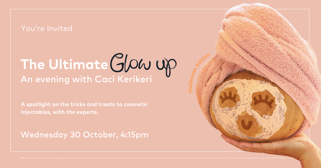 The Ultimate Glow Up: An evening with Caci Kerikeri!