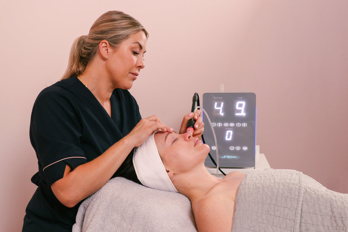 Hydradermabrasion skin treatment at Caci